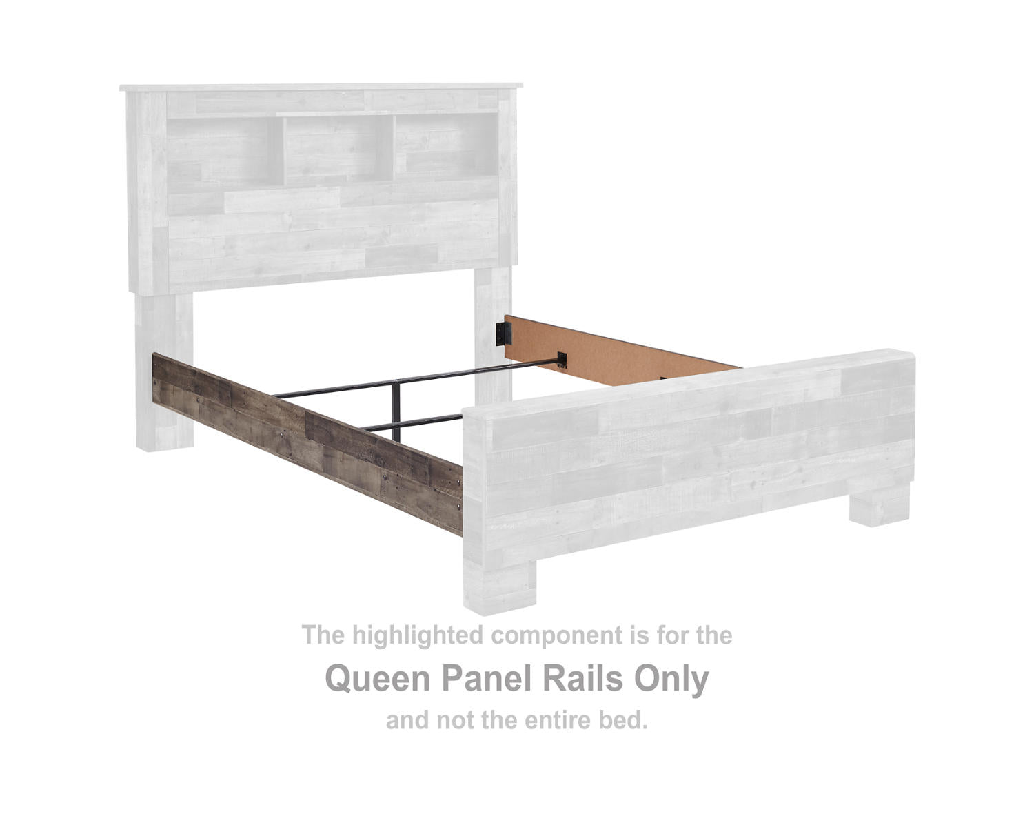 Derekson Queen Panel Rails