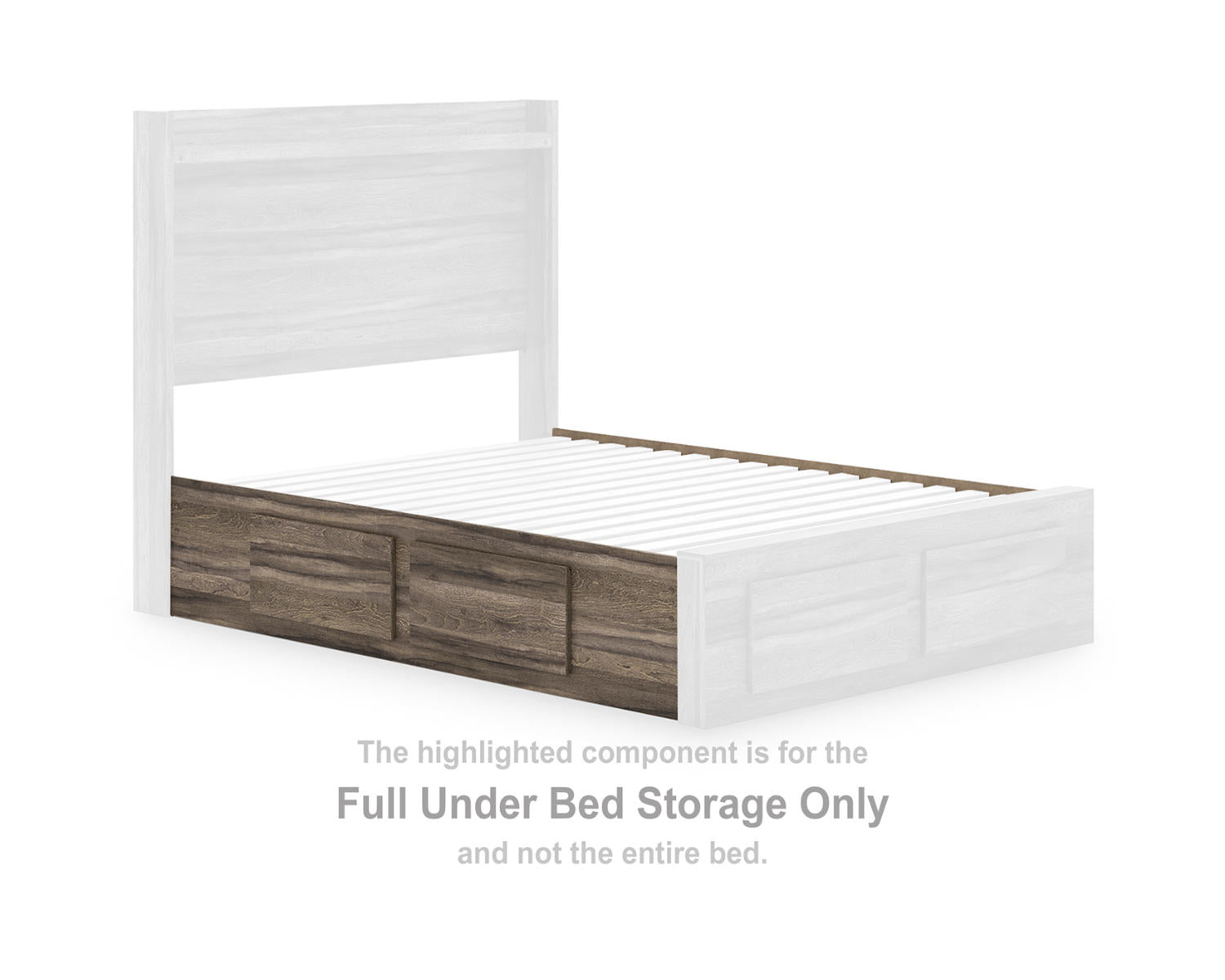 Elbrim Full Under Bed Storage