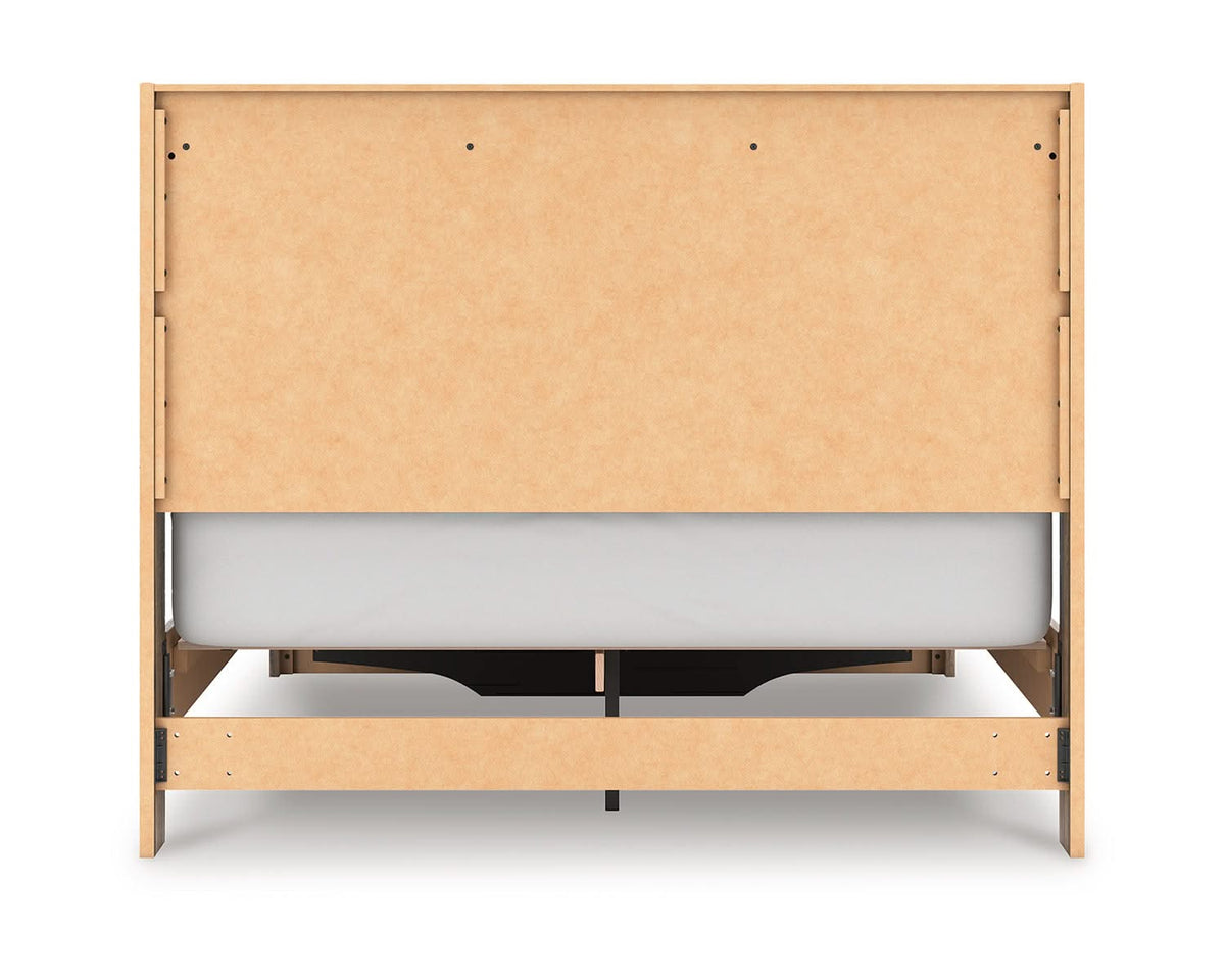 Cama Queen Elbrim con almacenamiento y paneles