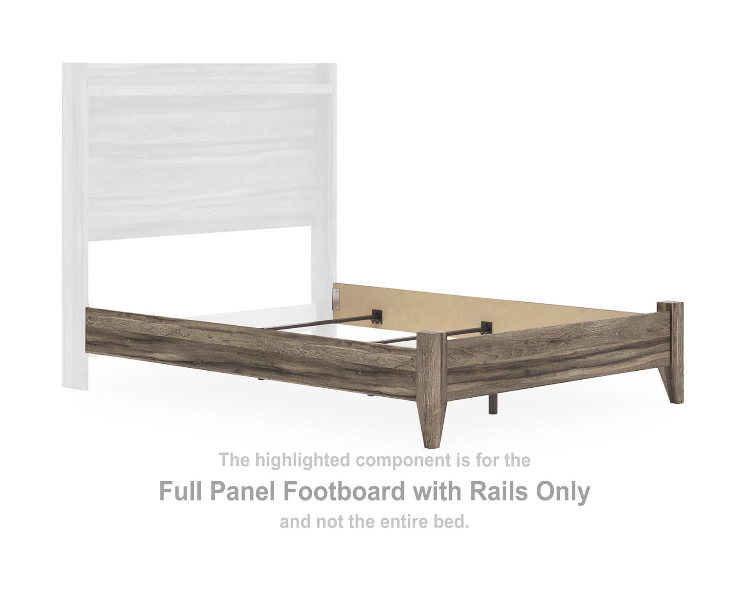 Elbrim Full Panel Footboard with Rails