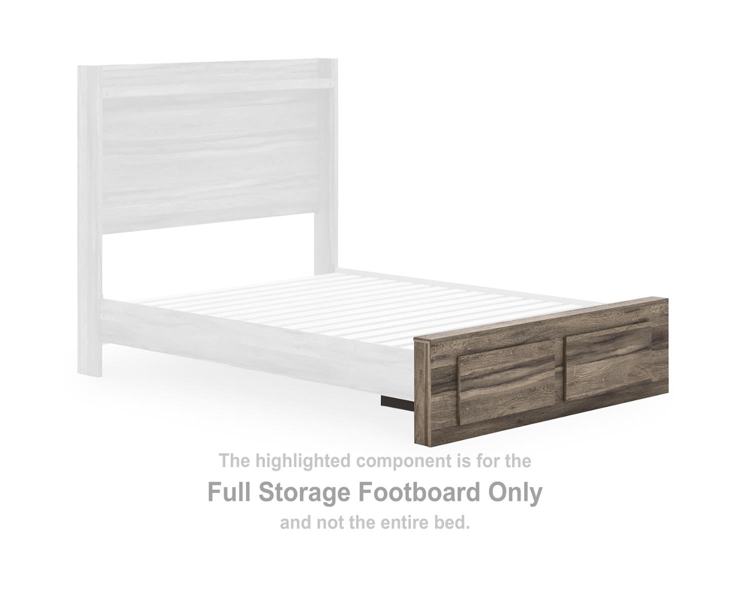 Elbrim Full Storage Footboard