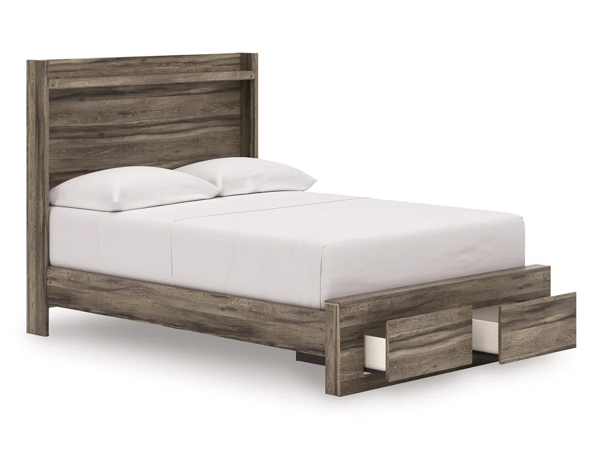 Cama de almacenamiento con paneles completos Elbrim