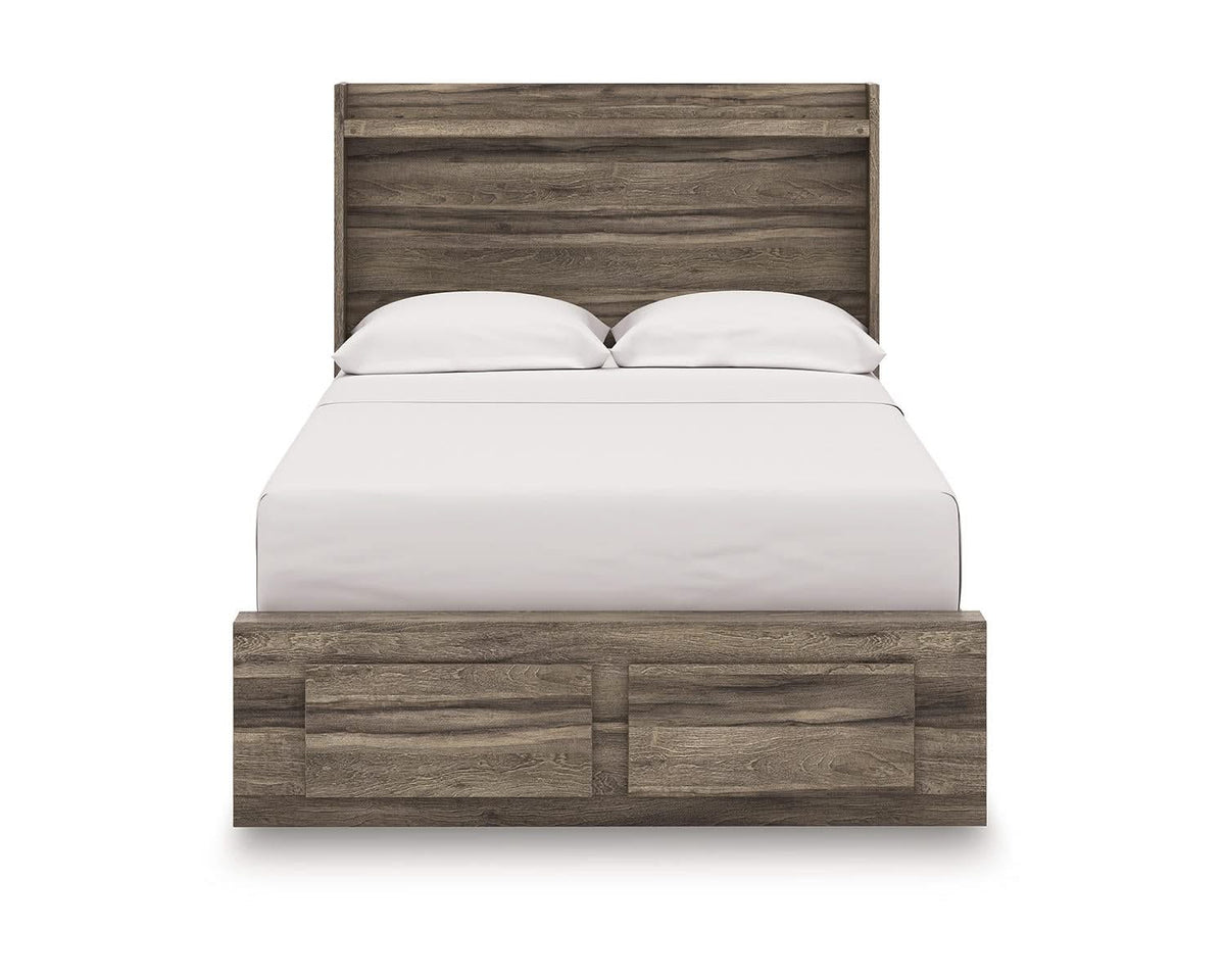 Cama de almacenamiento con paneles completos Elbrim