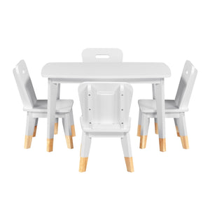 Sloane Collection 5-Piece Pack Children Table and Chairs Set