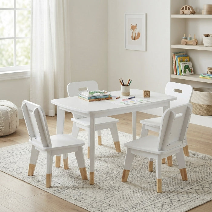 Sloane Collection 5-Piece Pack Children Table and Chairs Set