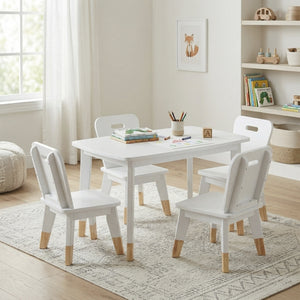 Sloane Collection 5-Piece Pack Children Table and Chairs Set