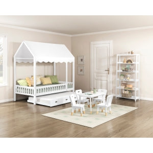 Sloane Collection Twin Canopy Platform Bed