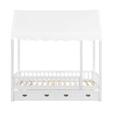 Sloane Collection Twin Canopy Platform Bed
