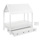 Sloane Collection Twin Canopy Platform Bed