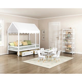 Sloane Collection Twin Canopy Platform Bed