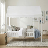 Sloane Collection Twin Canopy Platform Bed