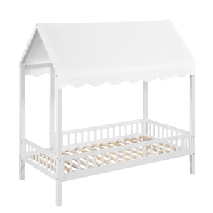 Sloane Collection Twin Canopy Platform Bed