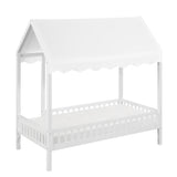 Sloane Collection Twin Canopy Platform Bed