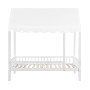 Sloane Collection Twin Canopy Platform Bed