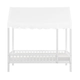 Sloane Collection Twin Canopy Platform Bed