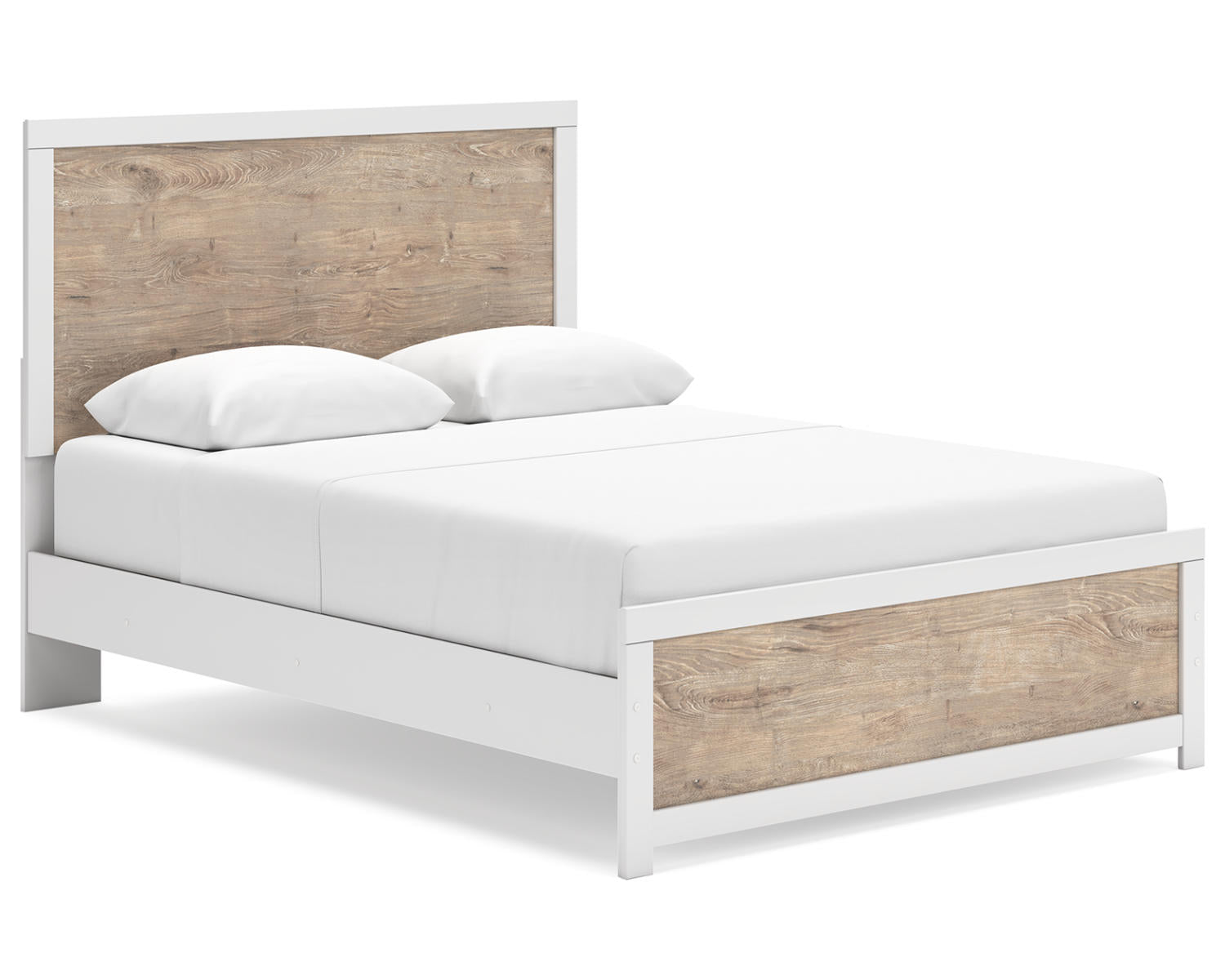 Charbitt Queen Panel Bed, Dresser, Mirror and Nightstand