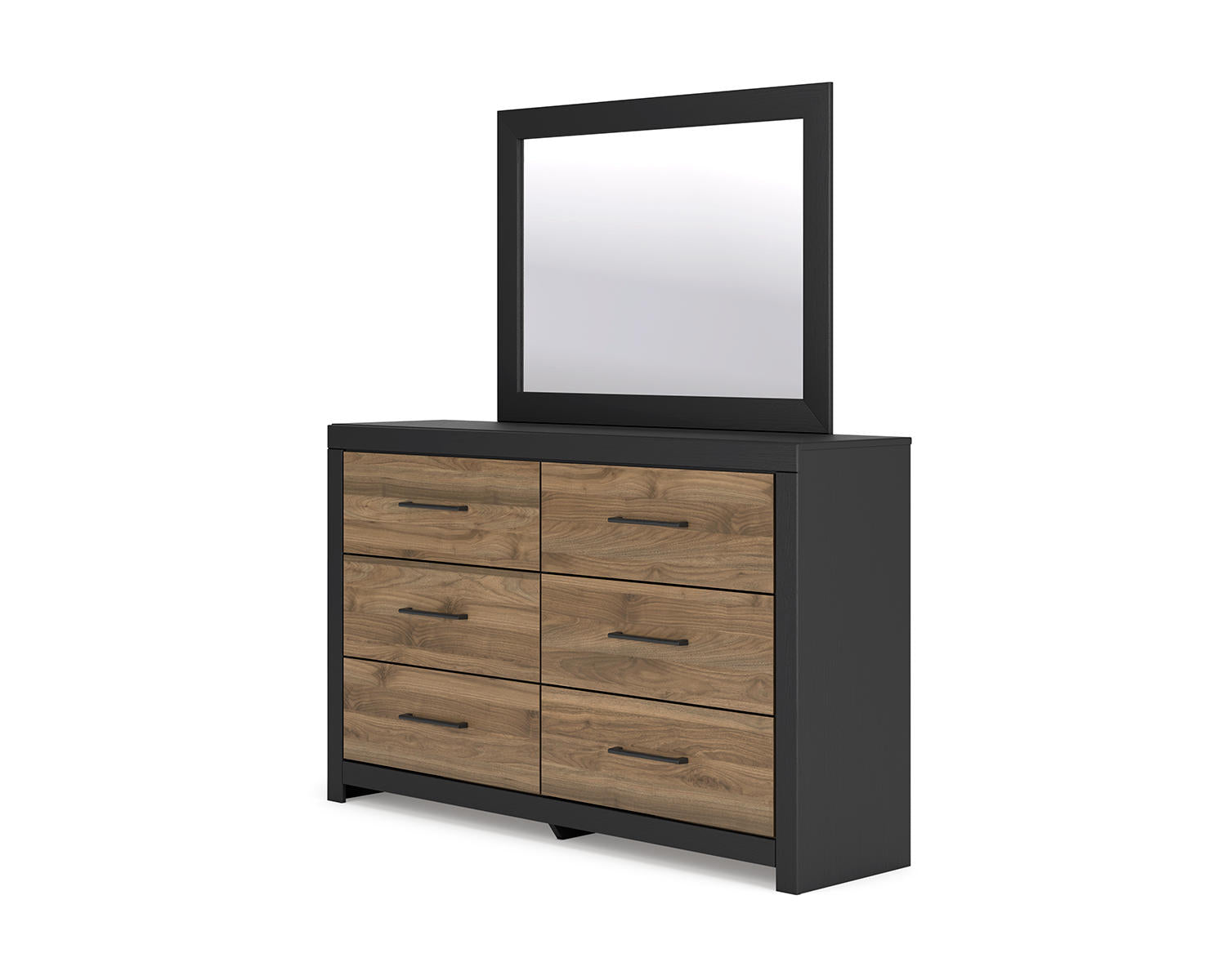 Vertani Twin Panel Bed, Dresser and Mirror