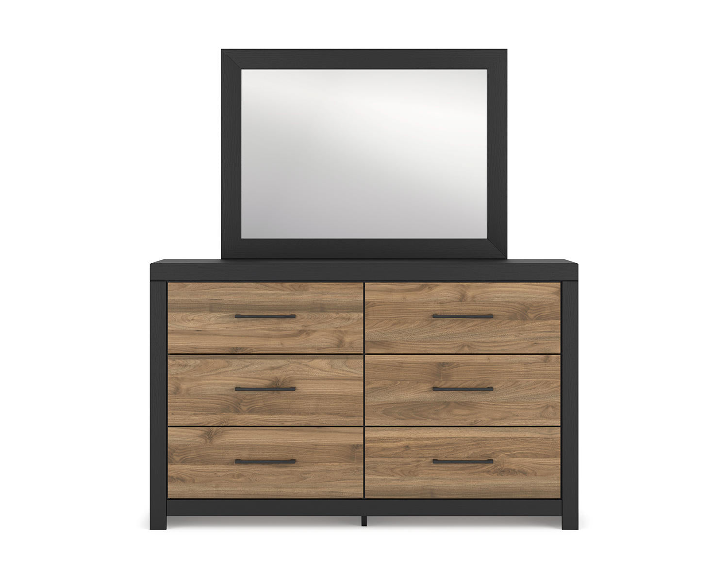 Vertani King Panel Bed, Dresser and Mirror