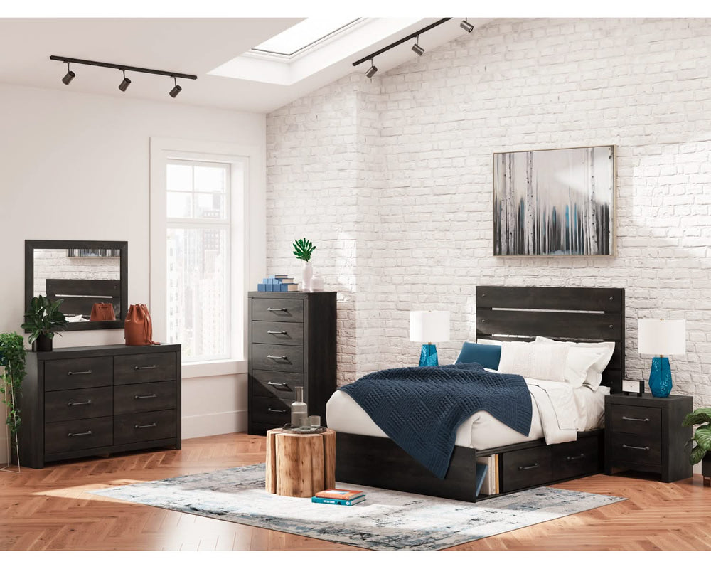 Hollivern Full Panel Storage Bed
