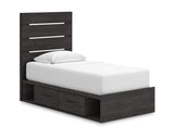 Hollivern Twin Panel Storage Bed