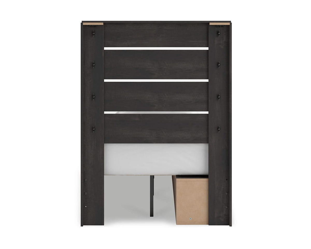 Hollivern Twin Panel Storage Bed