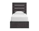 Cama doble con almacenamiento Hollivern