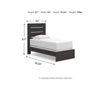 Hollivern Twin Panel Bed