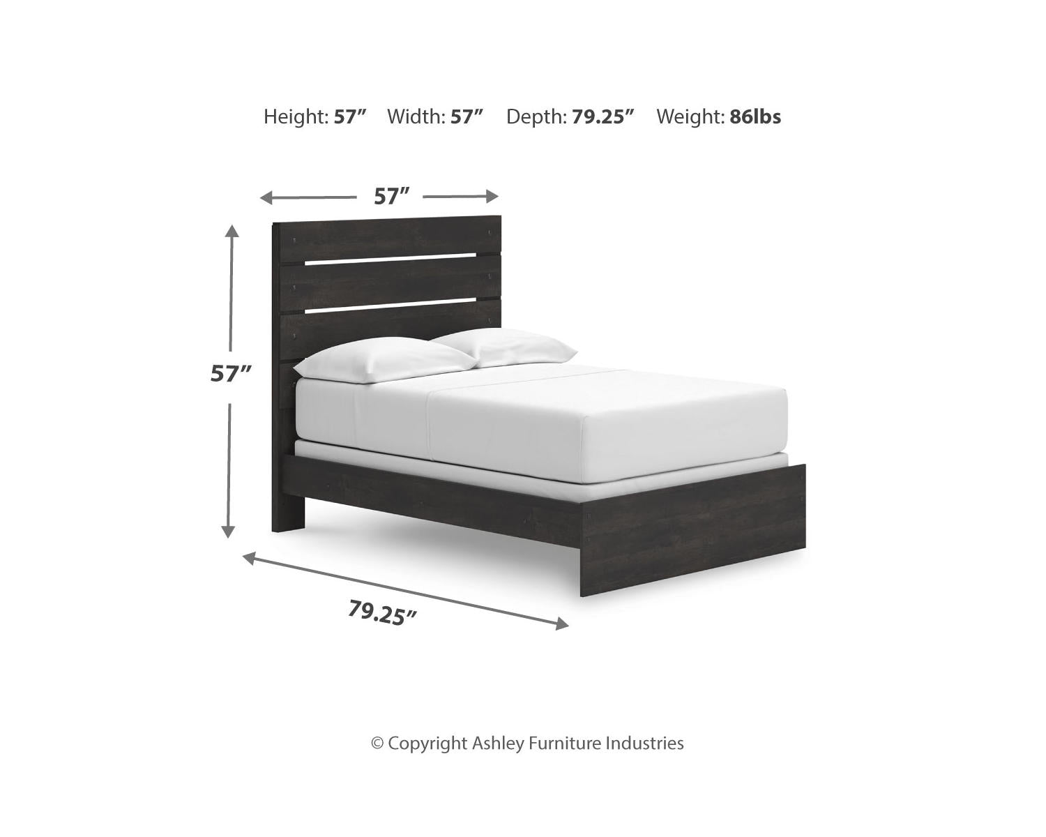 Hollivern Full Panel Bed