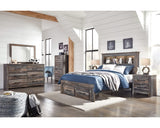 Drystan Full Bookcase Bed with 2 Storage Drawers