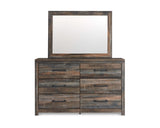 Drystan King Storage Bed, Dresser, Mirror and Chest