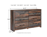 Drystan Full Bookcase Storage Bed, Dresser and Nightstand