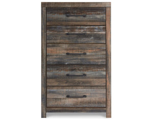 Cama y cómoda con almacenamiento y estantería Drystan King