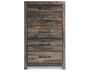Drystan Queen Bookcase Storage Bed, Chest and 2 Nightstands