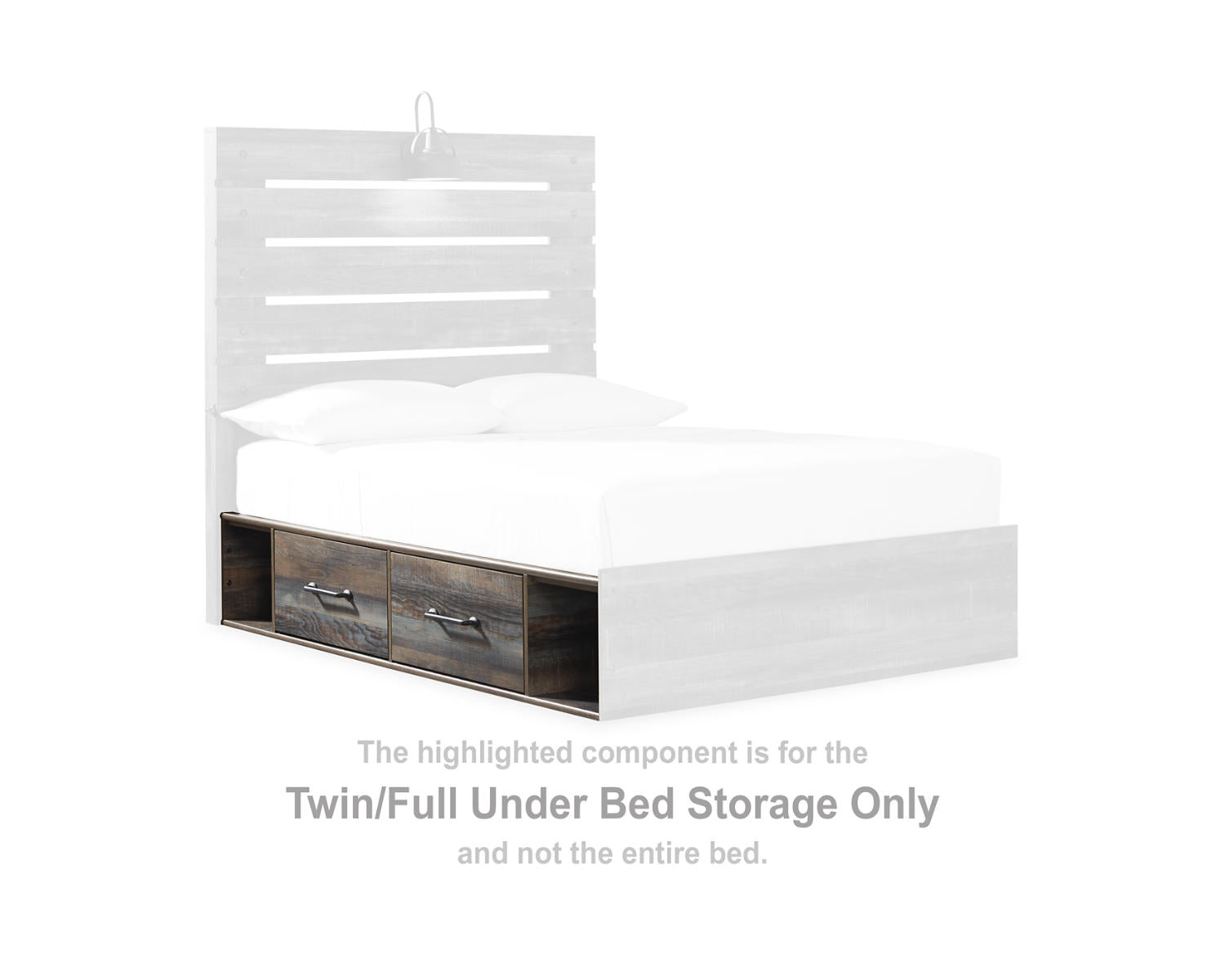 Drystan Twin/Full Under Bed Storage