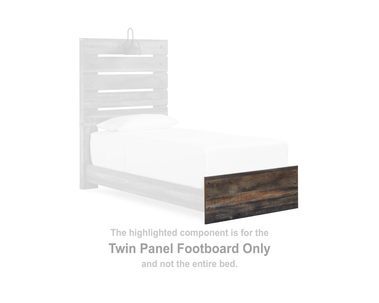 Drystan Twin Panel Footboard