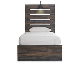 Cama doble Drystan con paneles, almacenaje, tocador, espejo y cómoda