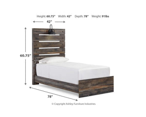 Drystan Twin Panel Bed