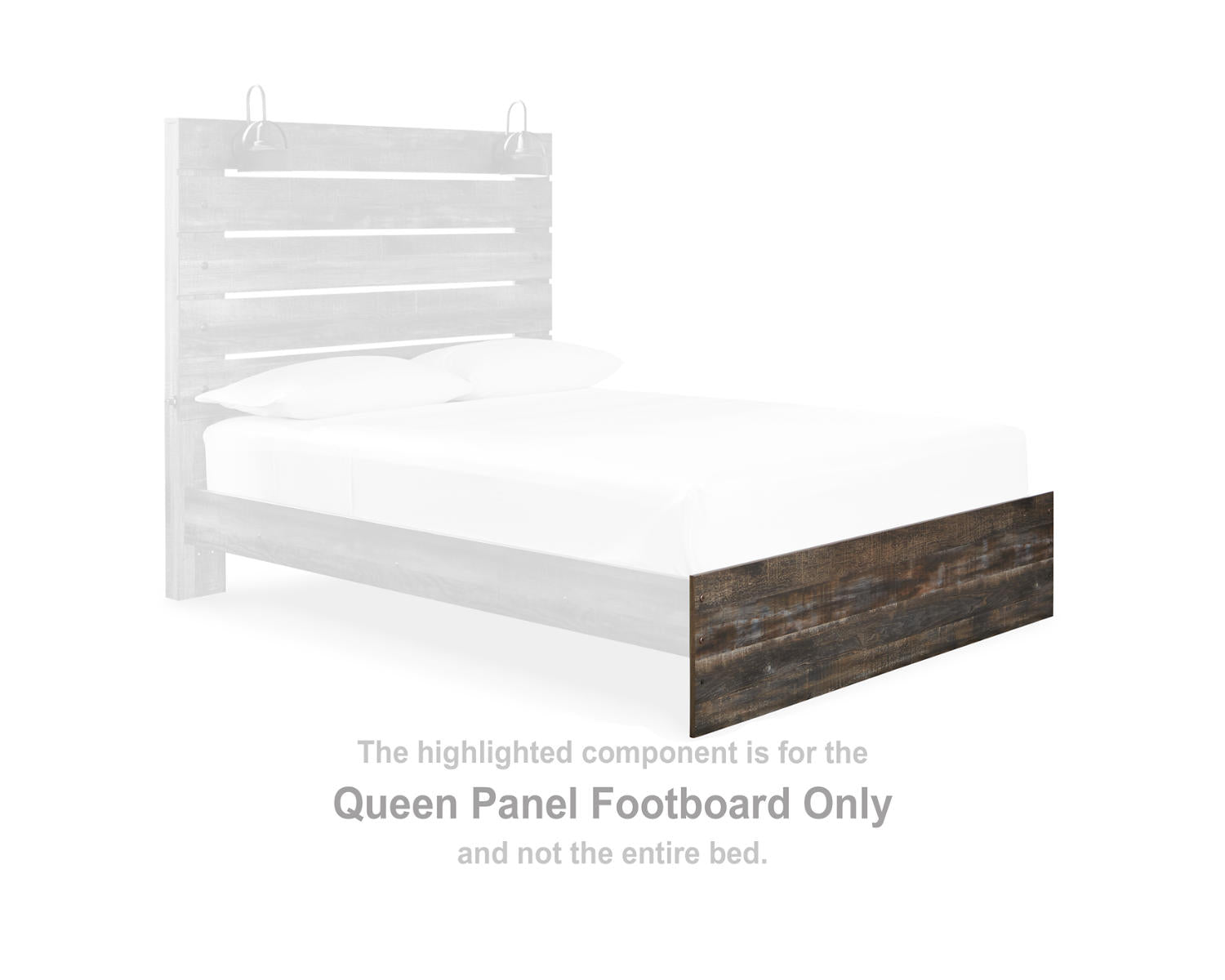 Drystan Queen Panel Footboard