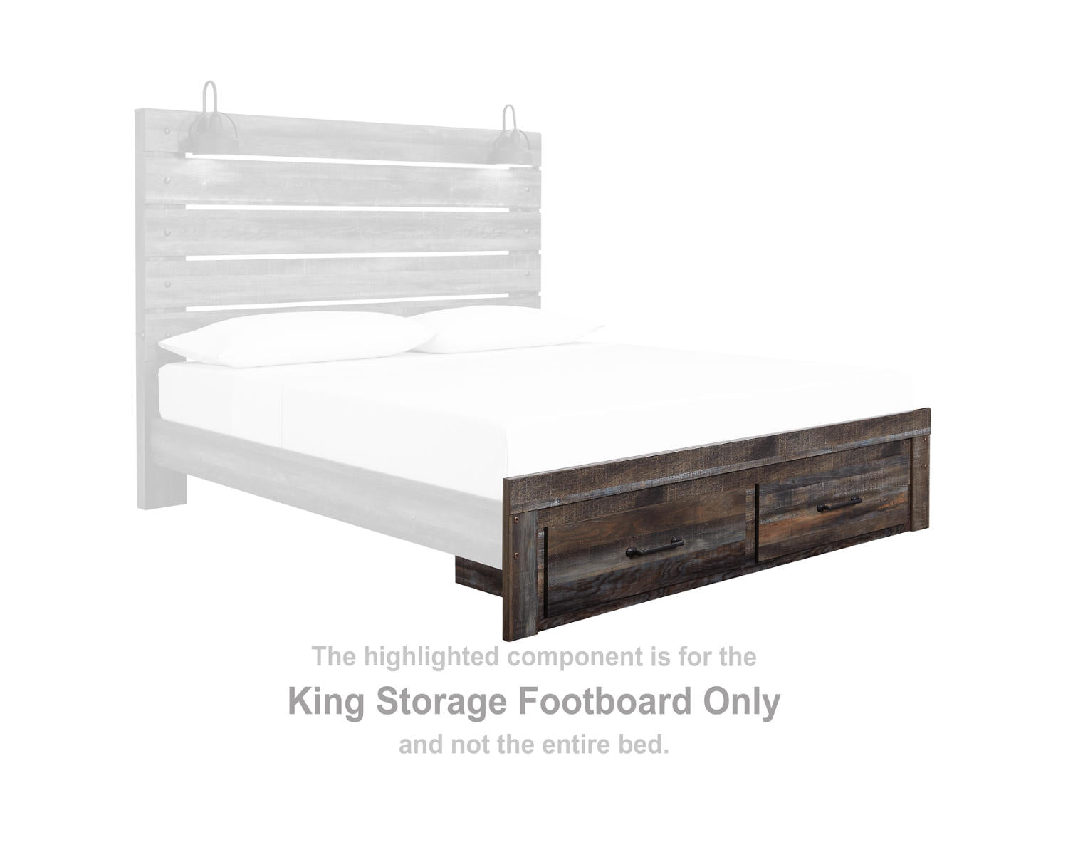 Drystan King Storage Footboard
