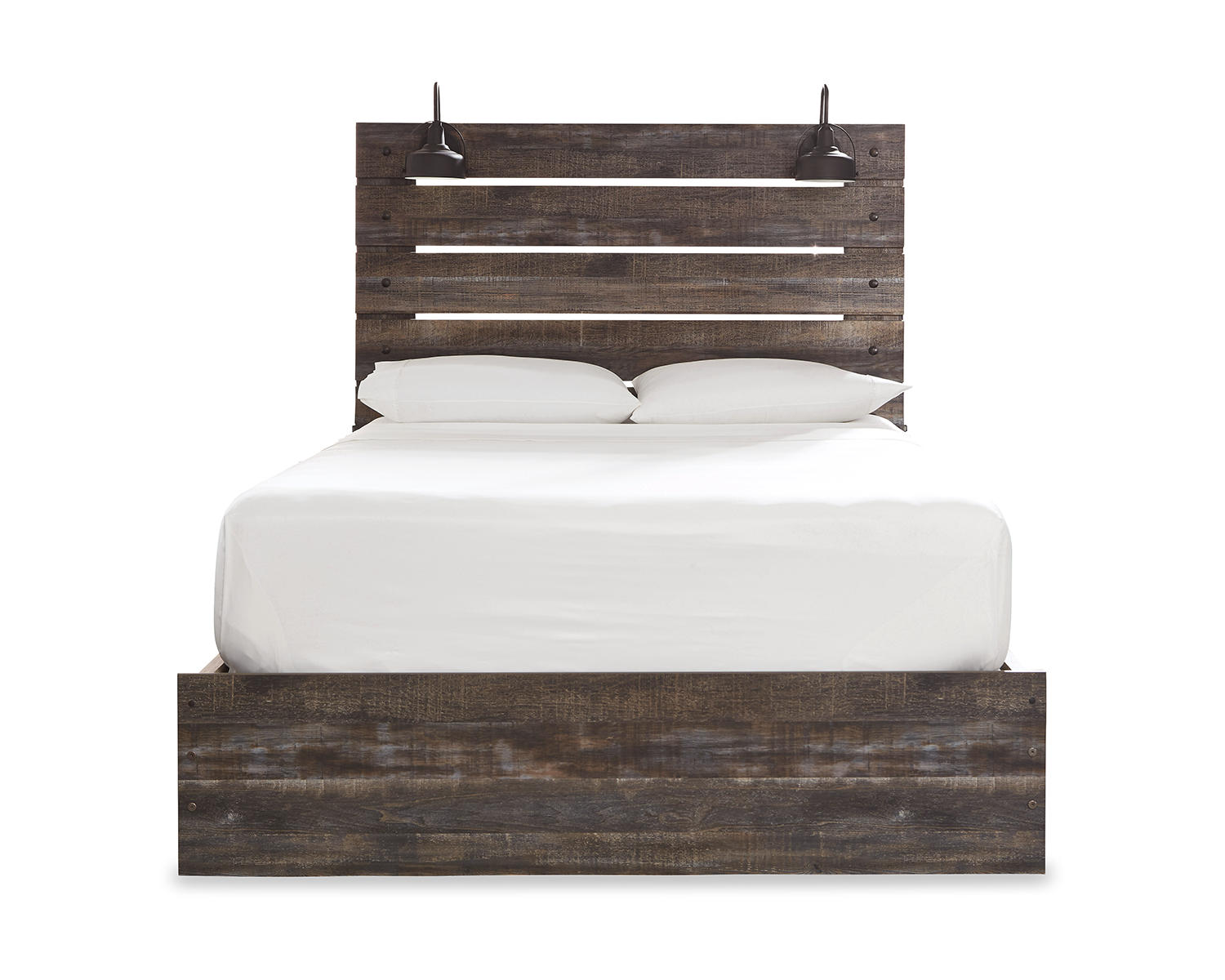 Drystan Queen Panel Bed with Storage, Chest and Nightstand