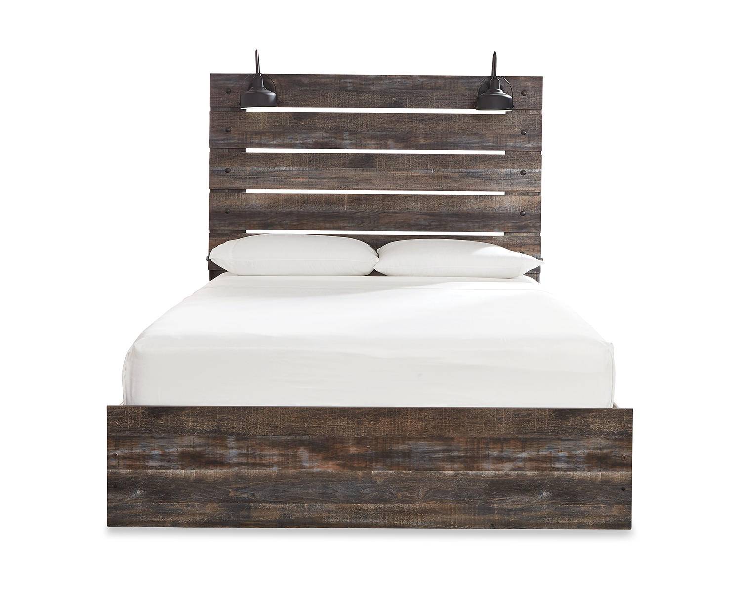 Drystan Queen Panel Bed, 2 Dressers, Mirror, Chest and 2 Nightstands