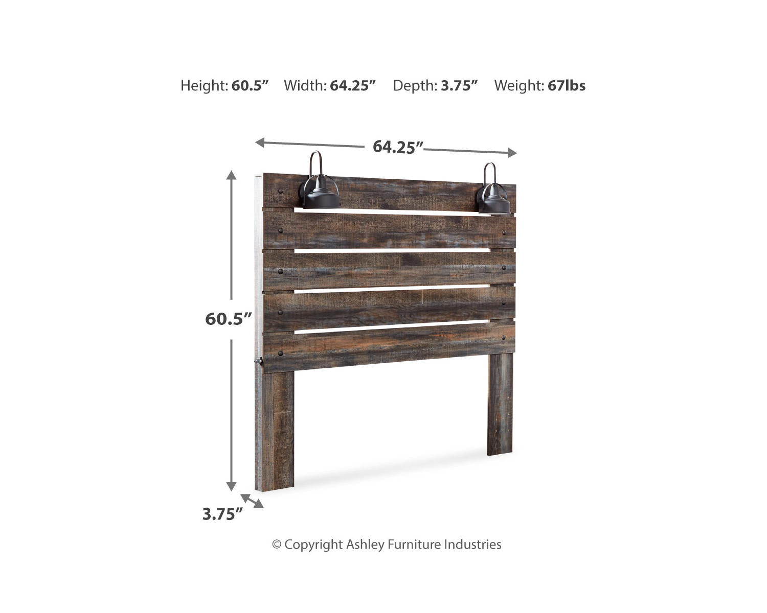 Drystan Queen Panel Headboard