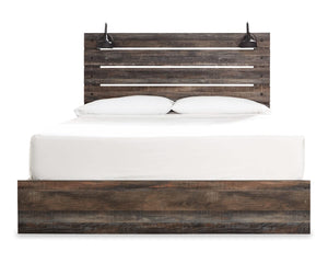 Drystan King Panel Bed with 4 Storage Drawers