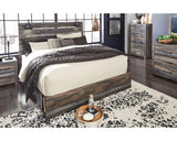 Drystan King Panel Bed with 2 Storage Drawers