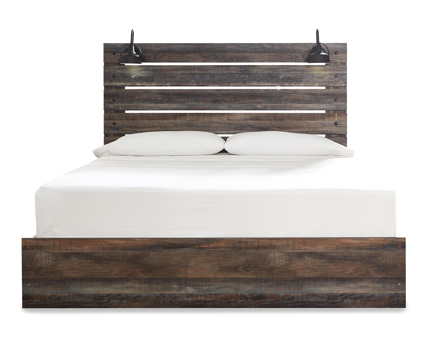Drystan King Panel Bed, Dresser, Mirror, and Nightstand