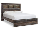 Drystan Queen Bookcase Bed, Dresser, Mirror and Nightstand