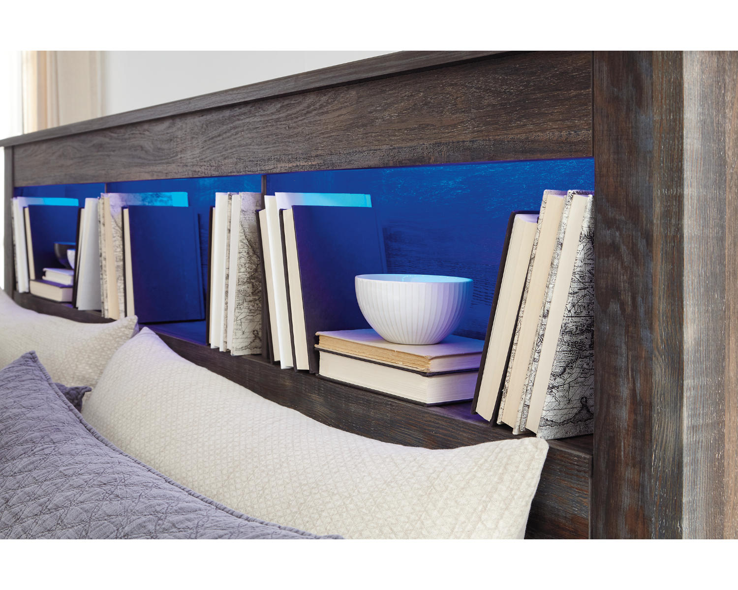 Drystan Queen Bookcase Headboard