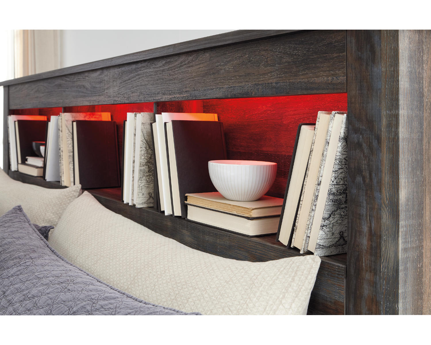 Drystan Queen Bookcase Headboard