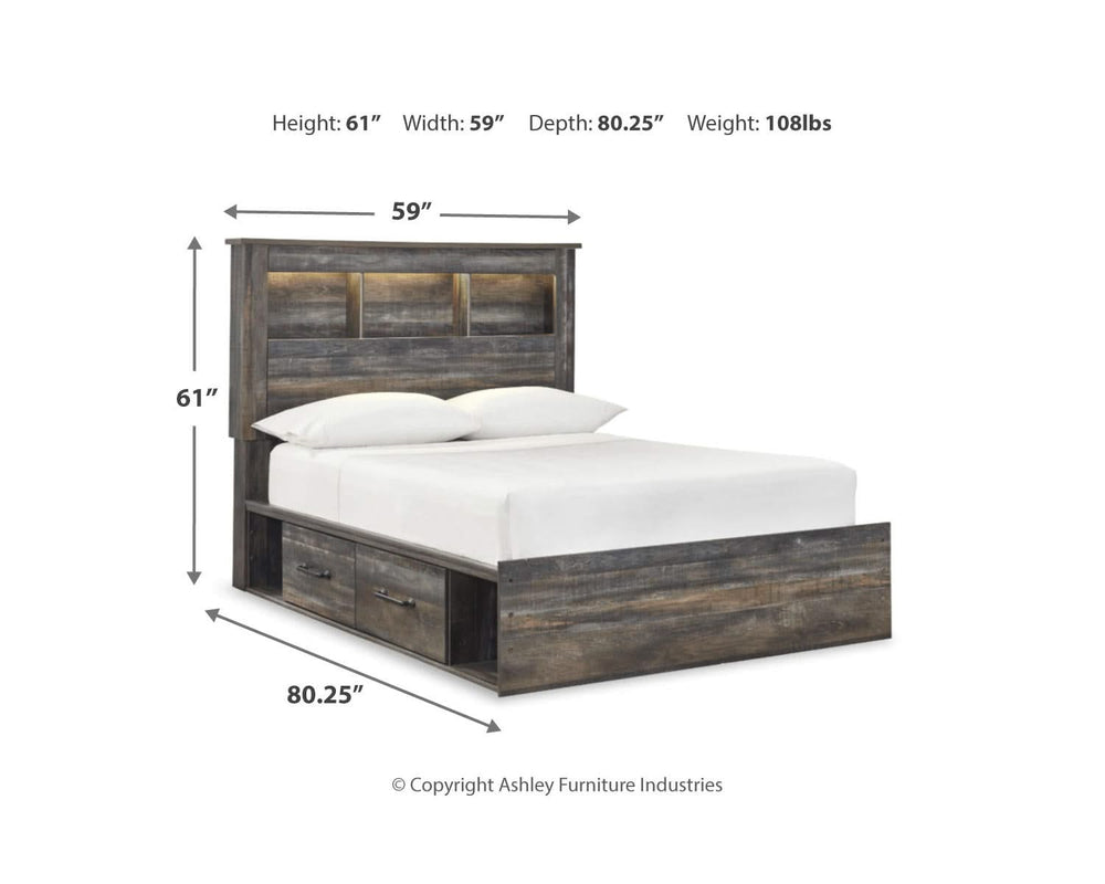 Drystan Full Bookcase Bed