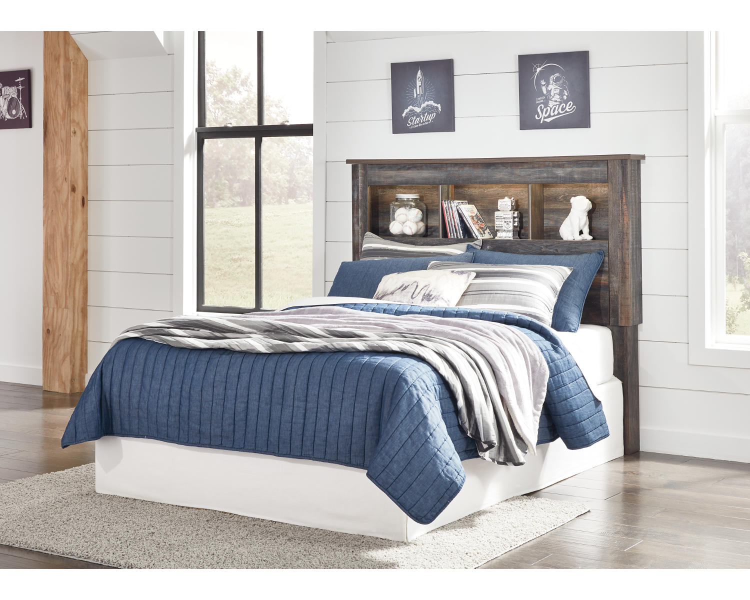 Drystan Full Bookcase Headboard